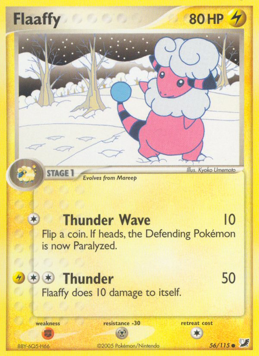 Flaaffy 56/115 Common | Unseen Forces | Pokemon Card