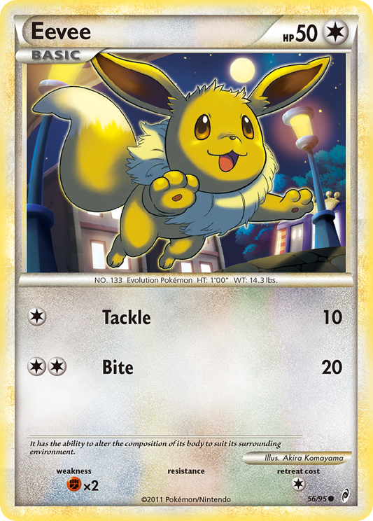 Eevee 56/95 Common | Call of Legends | Pokemon Card