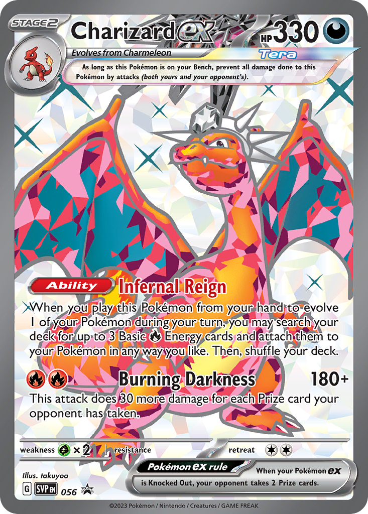 Charizard ex #56 Promo | Scarlet & Violet Black Star Promos | Pokemon Card