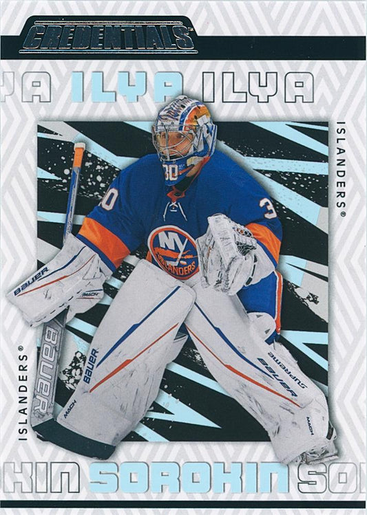 Ilya Sorokin #57 New York Islanders | 2023-24 Upper Deck Credentials | NHL Trading Card
