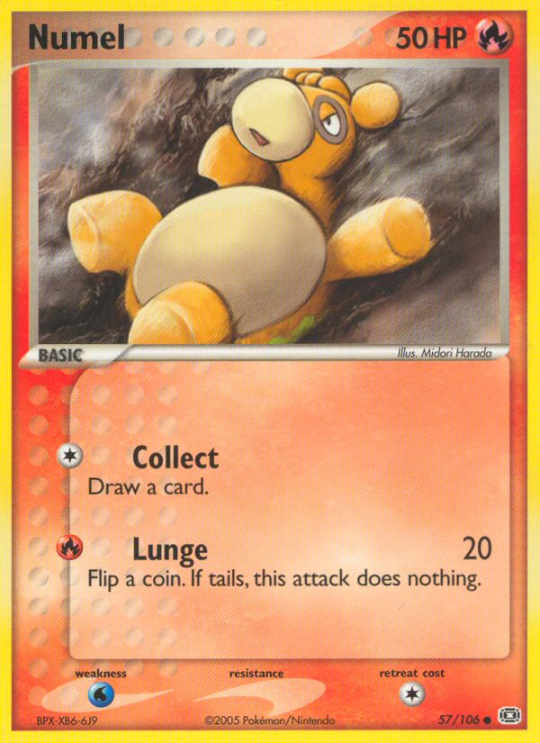 Numel 57/106 Common | Emerald | Pokemon Card