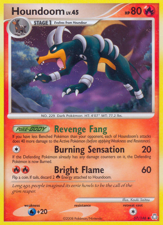 Houndoom 57/146 Uncommon | Legends Awakened | Pokemon Card