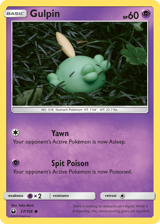 Gulpin 57/168 Common | Celestial Storm | Pokemon Card