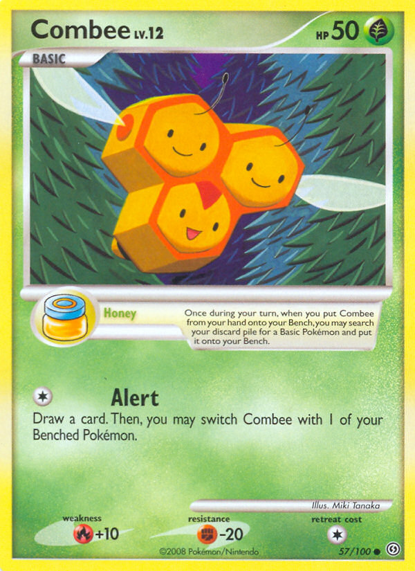 Combee 57/100 Common | Stormfront | Pokemon Card