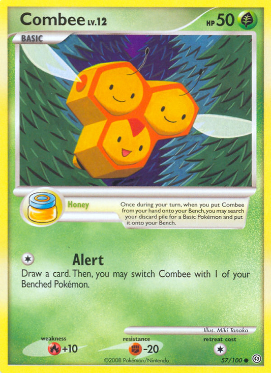 Combee 57/100 Common | Stormfront | Pokemon Card