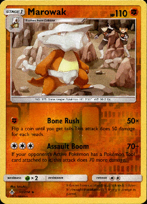 Marowak 91/214 Reverse Holo | Unbroken Bonds | Pokemon Card