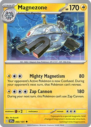 Magnezone 60/191 Reverse Holo | Surging Sparks | Pokemon Card