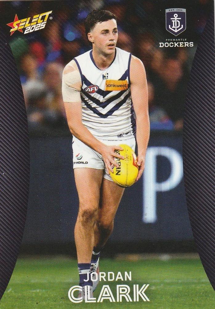 Jordan Clark #58 Fremantle Dockers | 2025 Select AFL Footy Stars | Trading Card