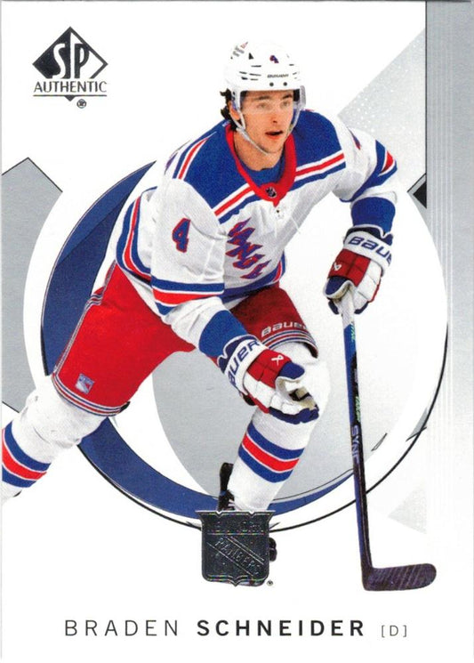 Braden Schneider #58 New York Rangers | 2024-25 SP Authentic | NHL Trading Card