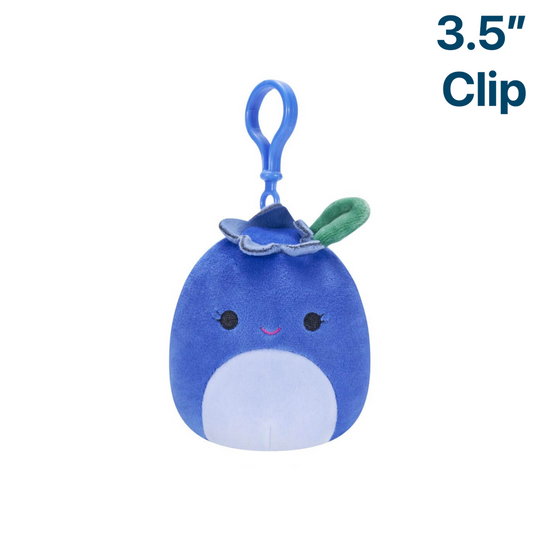 Blueberry ~ 3.5" Wave 17 Clip On Squishmallow Plush ~ Limit TWO Per Customer PRE-ORDER