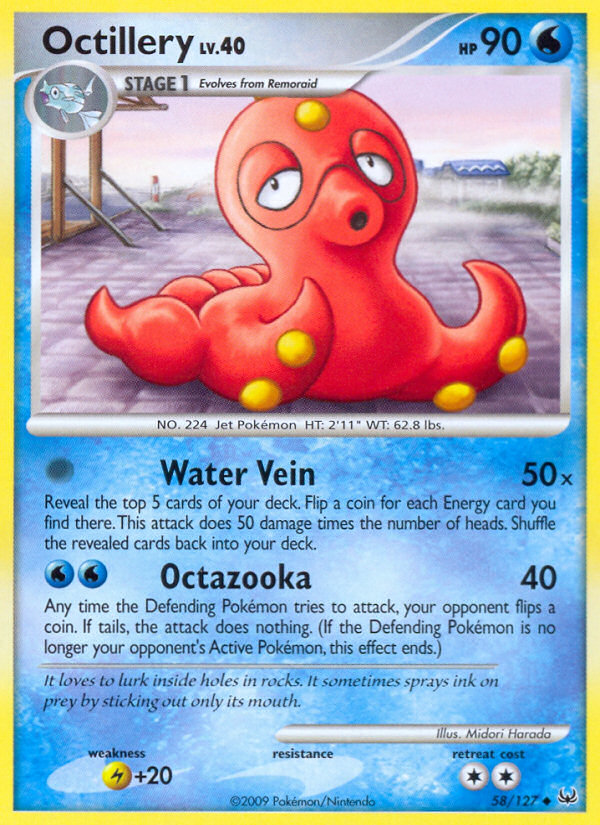 Octillery 58/127 Uncommon | Platinum | Pokemon Card