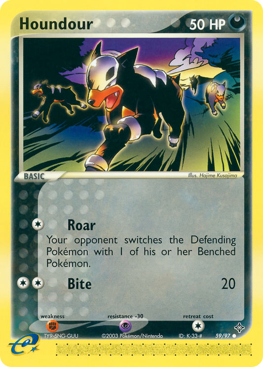 Houndour 59/97 Common | Dragon | Pokemon Card