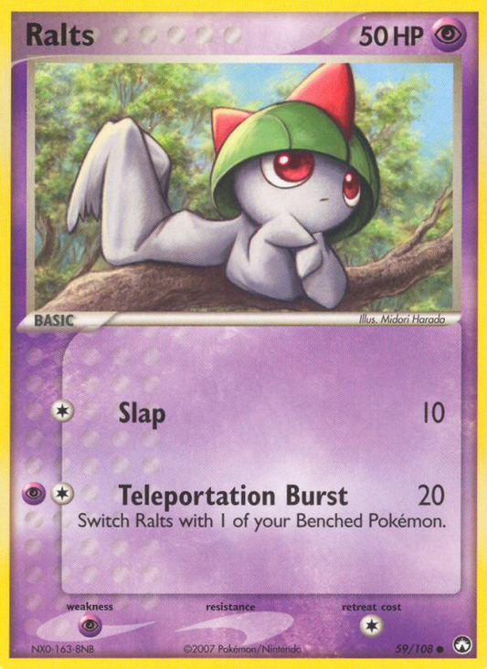 Ralts 59/108 Common | Power Keepers | Pokemon Card