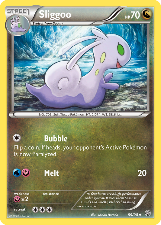 Sliggoo 59/98 Uncommon | Ancient Origins | Pokemon Card