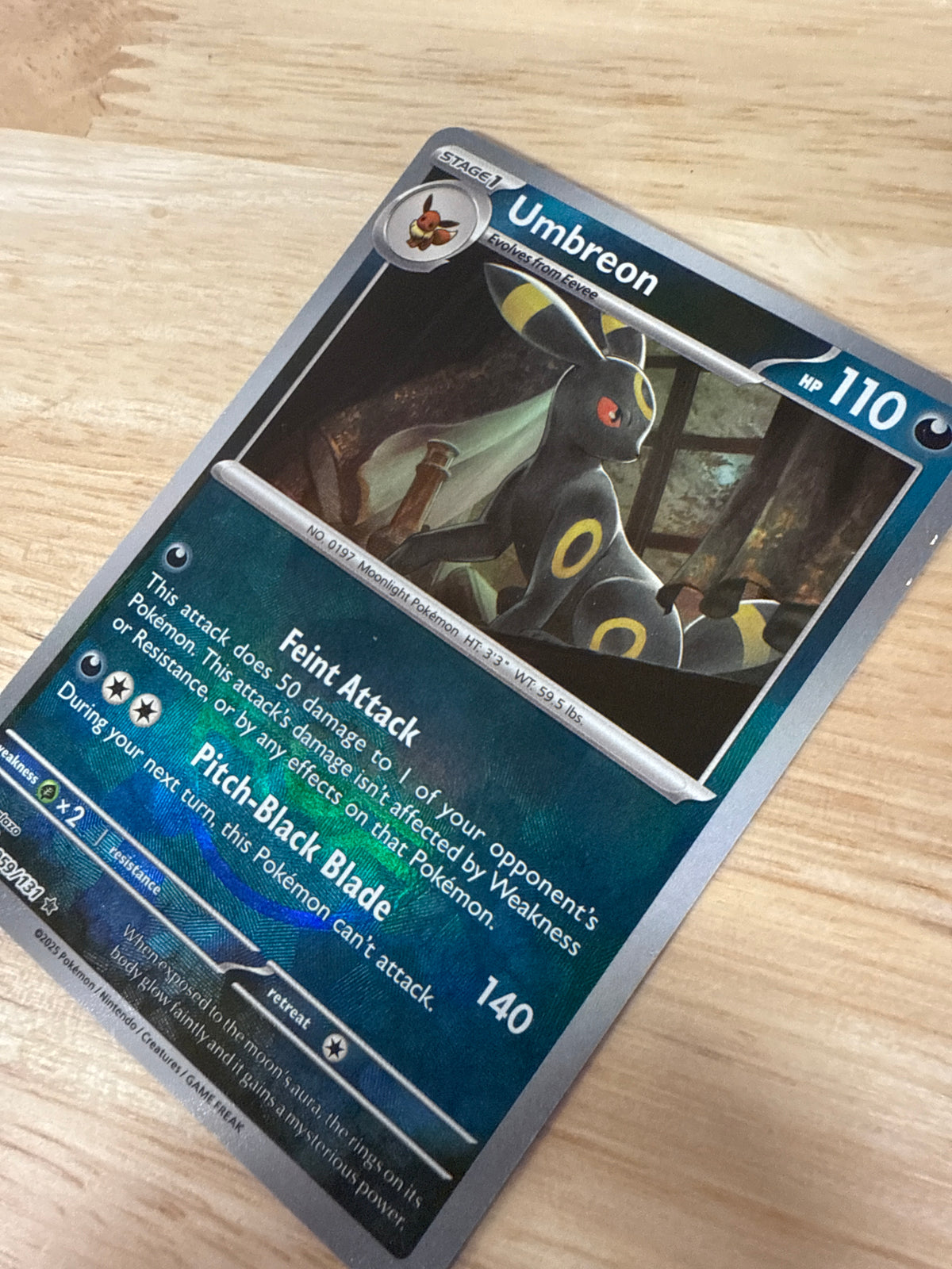 Buy Umbreon 59/131 Pokeball Holo | Pokemon Card Australia Brickheads Collectables Buy Umbreon 59/131 Pokeball Holo | Pokemon Card Australia Brickheads Collectables