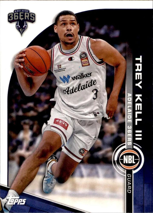 Trey Kell III #5 Adelaide 36ers | 2023-24 Topps NBL | NBL Trading Card