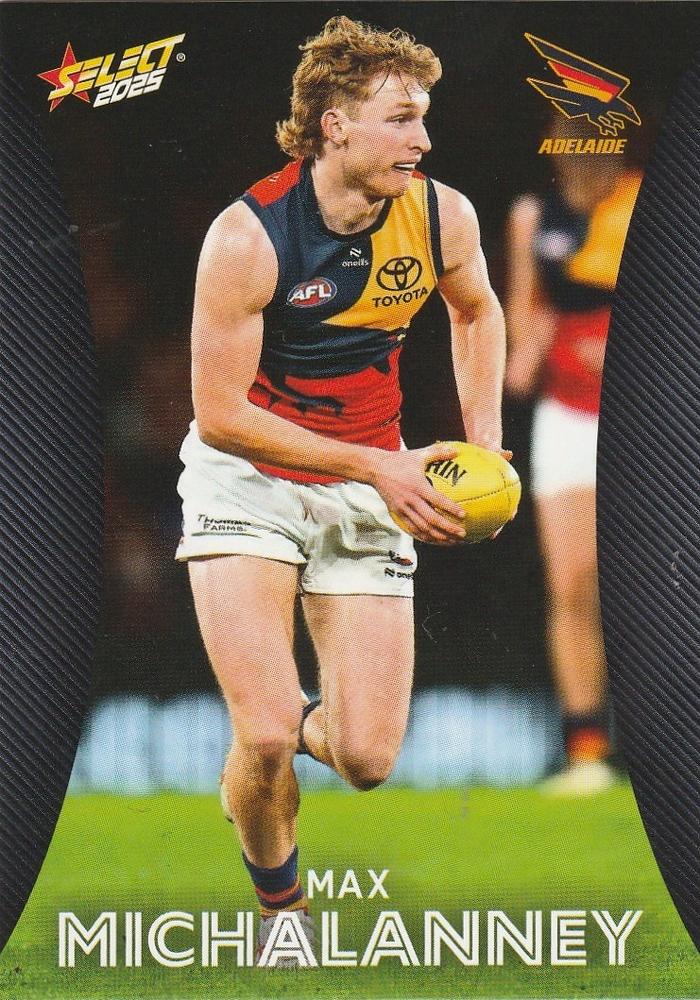 Max Michalanney #5 Adelaide Crows | 2025 Select AFL Footy Stars | Trading Card