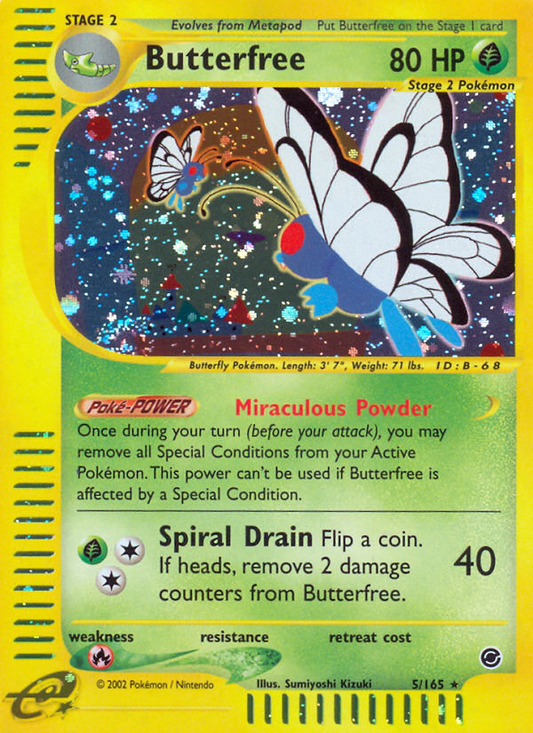 Butterfree 5/165 Rare Holo | Expedition Base Set | Pokemon Card