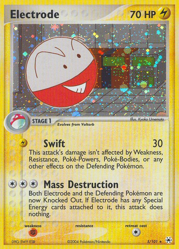 Electrode 5/101 Rare Holo | Hidden Legends | Pokemon Card