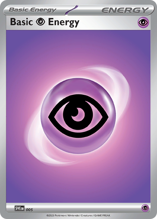 Basic Psychic Energy 5/8 Common | Scarlet & Violet Energies | Pokemon Card