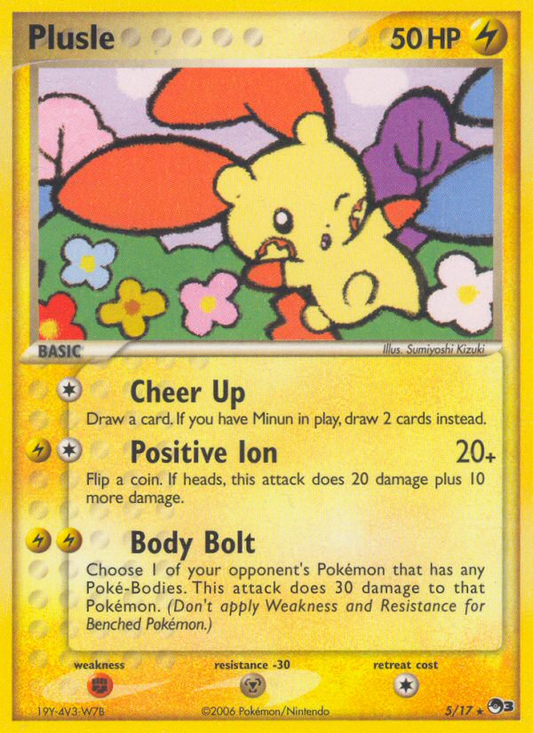 Plusle 5/17 Rare | POP Series 3 | Pokemon Card