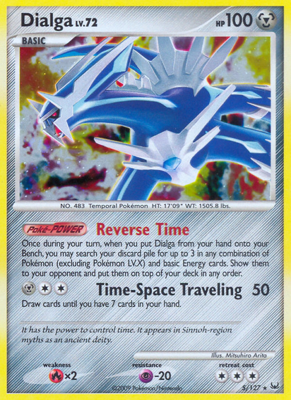 Dialga 5/127 Rare Holo | Platinum | Pokemon Card