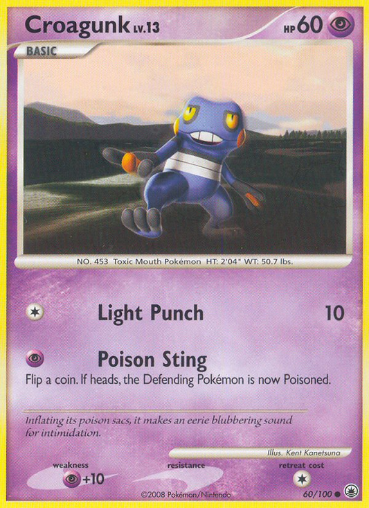 Croagunk 60/100 Common | Majestic Dawn | Pokemon Card