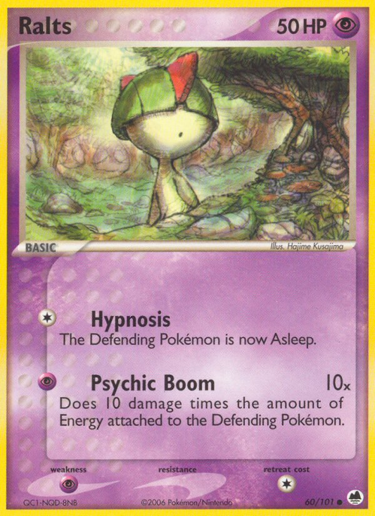 Ralts 60/101 Common | Dragon Frontiers | Pokemon Card
