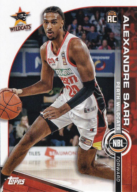 Alexandre Sarr #61 Perth Wildcats | 2023-24 Topps NBL | NBL Trading Card