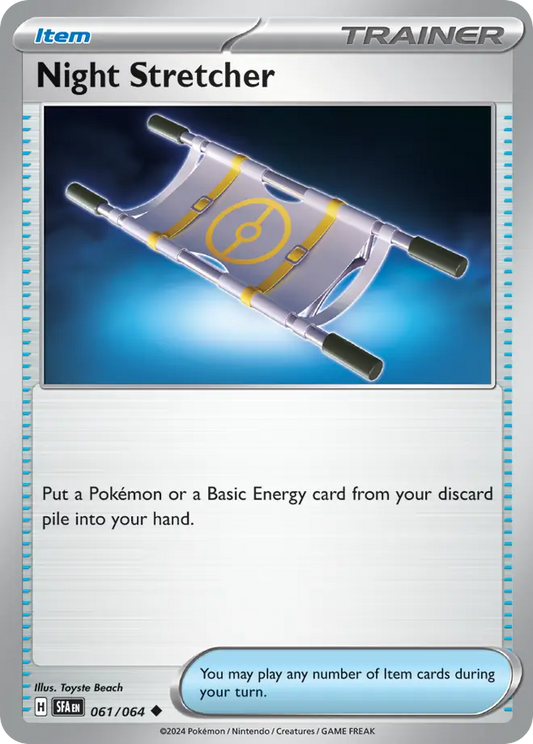 Night Stretcher 61/64 Uncommon | Shrouded Fable | Pokemon Card