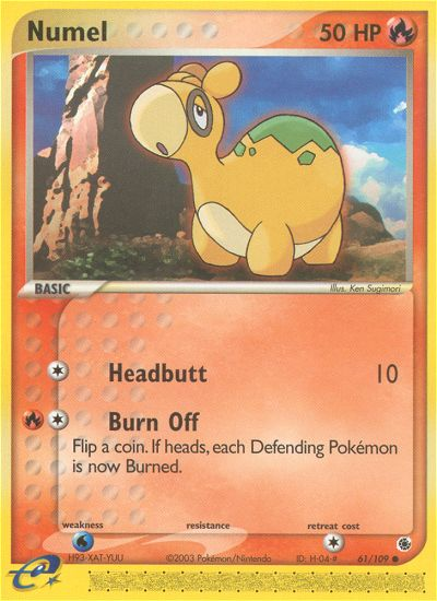 Numel 61/109 Common | Ruby & Sapphire | Pokemon Card