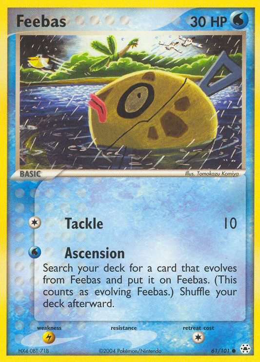 Feebas 61/101 Common | Hidden Legends | Pokemon Card