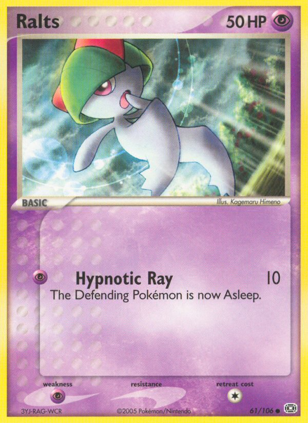 Ralts 61/106 Common | Emerald | Pokemon Card