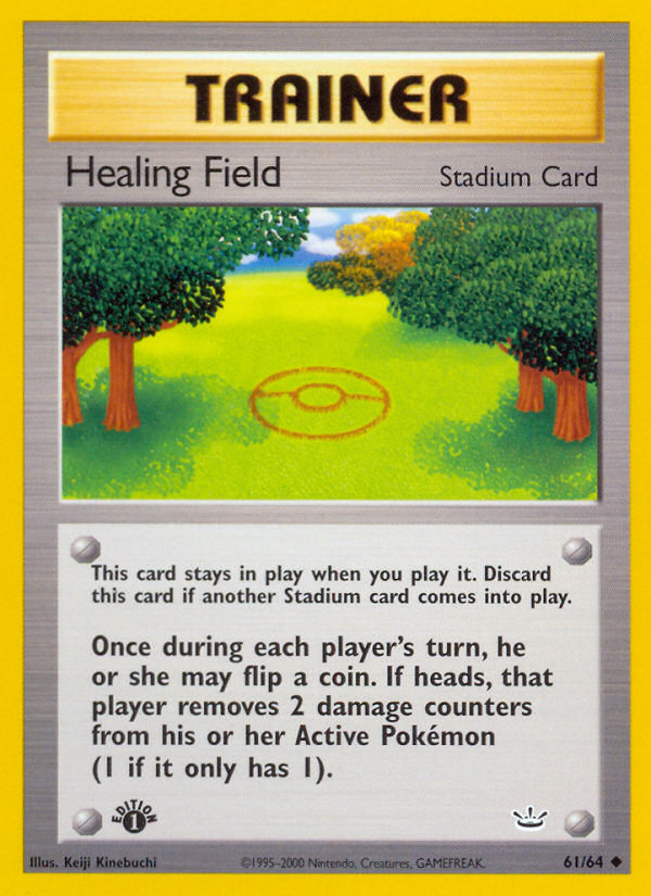Healing Field 61/64 Uncommon | Neo Revelation | Pokemon Card