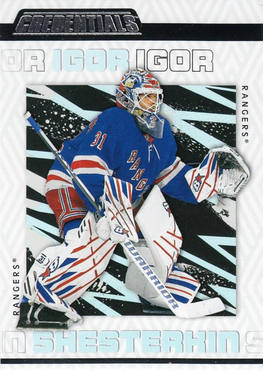 Igor Shesterkin #62 New York Rangers | 2023-24 Upper Deck Credentials | NHL Trading Card