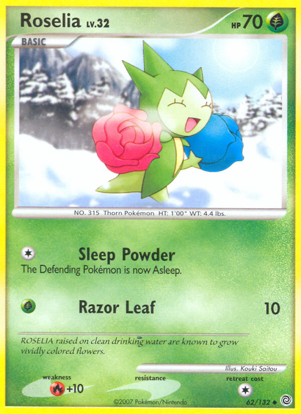 Roselia 62/132 Uncommon | Secret Wonders | Pokemon Card