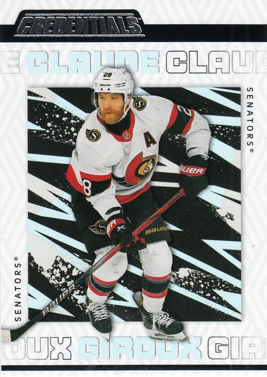 Claude Giroux #63 Ottawa Senators | 2023-24 Upper Deck Credentials | NHL Trading Card
