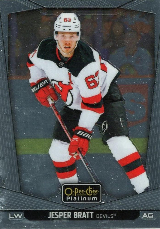 Jesper Bratt #63 New Jersey Devils | 2024-25 O-Pee-Chee Platinum | NHL Trading Card