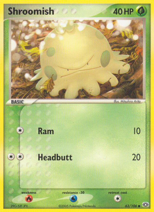 Shroomish 63/106 Common | Emerald | Pokemon Card