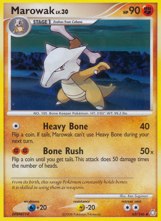Marowak 63/146 Uncommon | Legends Awakened | Pokemon Card