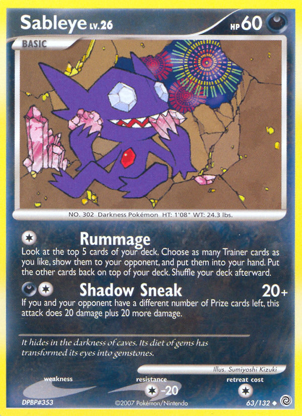 Sableye 63/132 Uncommon | Secret Wonders | Pokemon Card