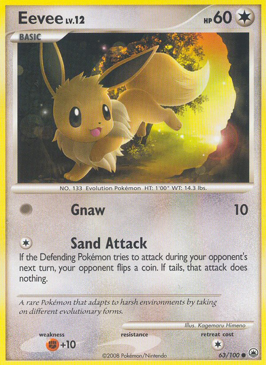 Eevee 63/100 Common | Majestic Dawn | Pokemon Card