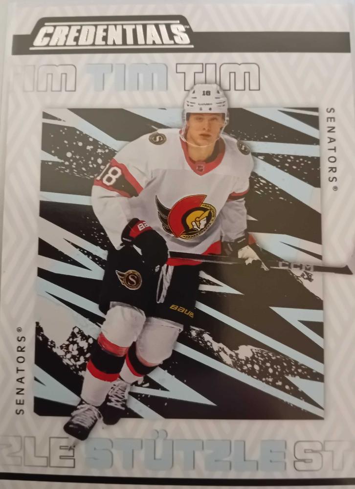 Tim Stutzle #64 Ottawa Senators | 2023-24 Upper Deck Credentials | NHL Trading Card
