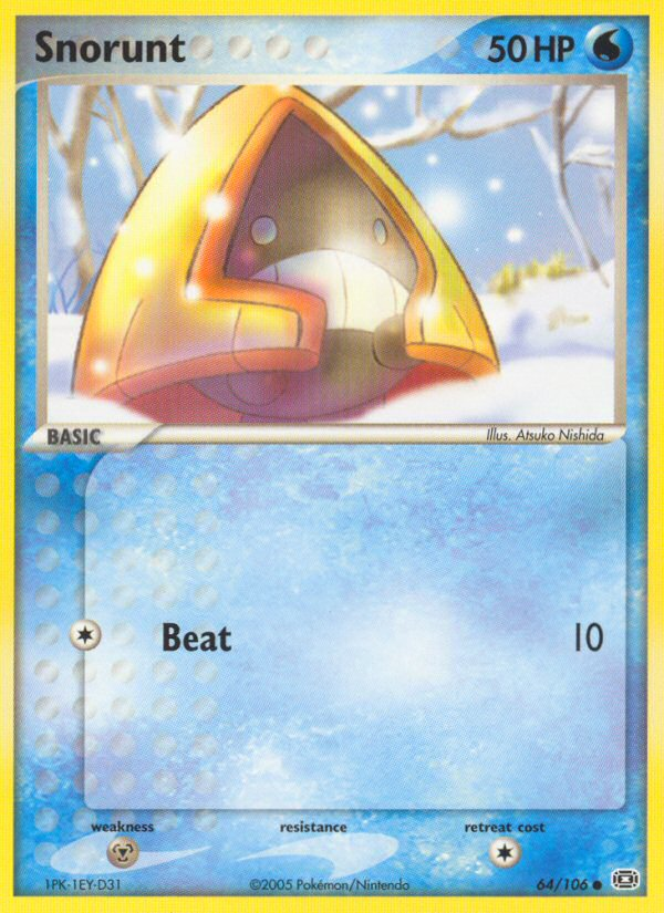 Snorunt 64/106 Common | Emerald | Pokemon Card