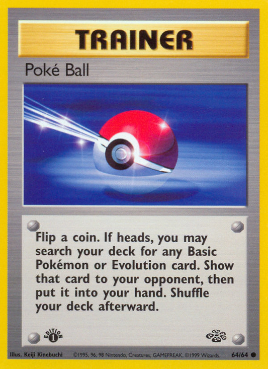Poké Ball 64/64 Common | Jungle | Pokemon Card