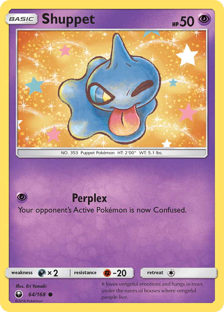 Shuppet 64/168 Common | Celestial Storm | Pokemon Card