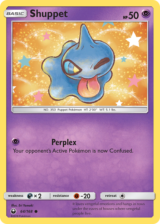 Shuppet 64/168 Common | Celestial Storm | Pokemon Card