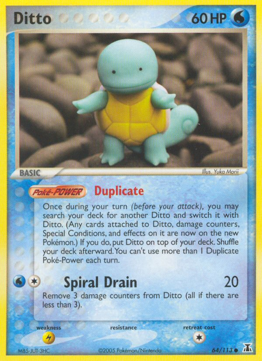 Ditto 64/113 Common | Delta Species | Pokemon Card