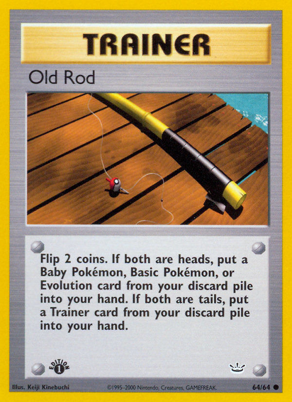 Old Rod 64/64 Common | Neo Revelation | Pokemon Card