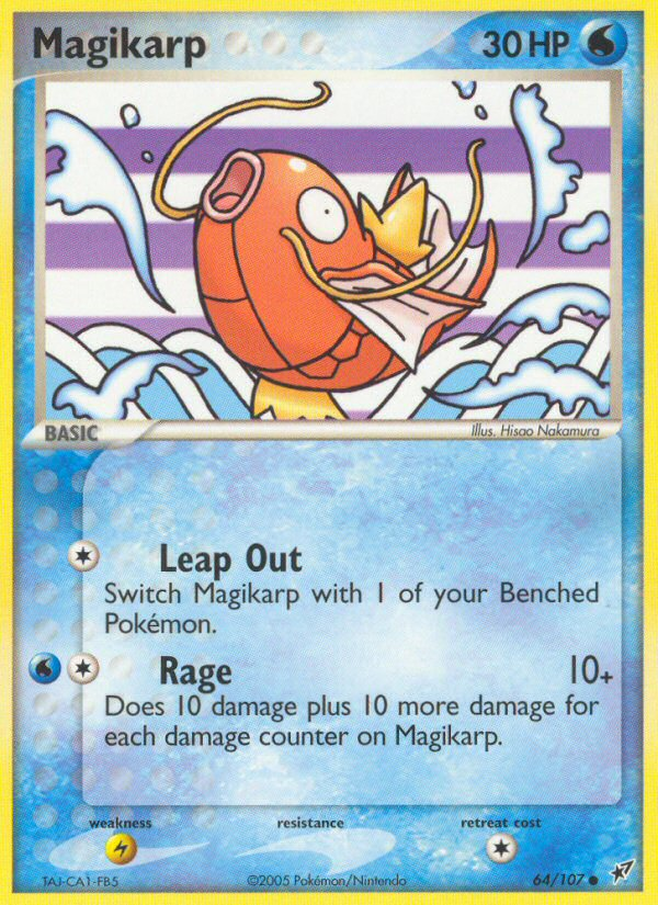 Magikarp 64/107 Common | Deoxys | Pokemon Card